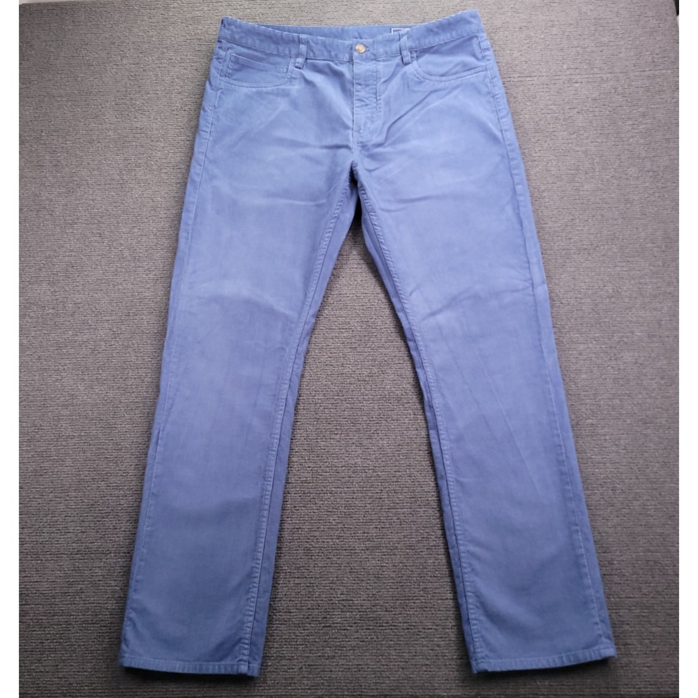 Men's Classic Straight Fit Pants in Light Blue